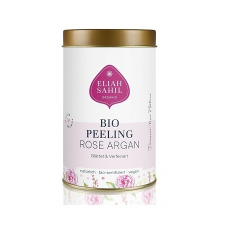 Eliah Sahil Wygładzający peeling do ciała Róża i Argan Zero Waste 256g